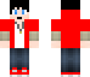guy in a red hoodie