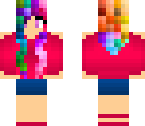 rainbow girl