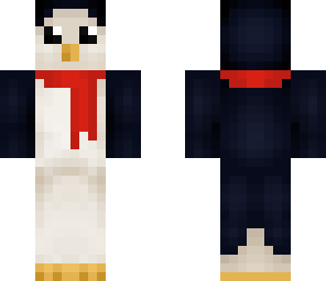 penguin with scarf