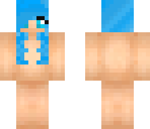 blue hair template