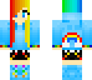 rainbow girl