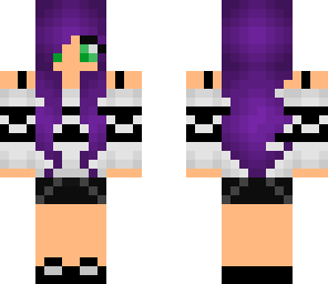 purple hair girl