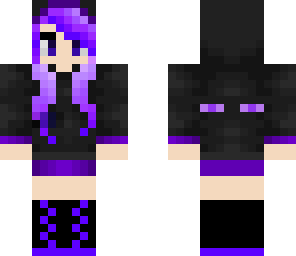 ender girl purple