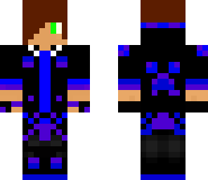 gamer boy blue purple
