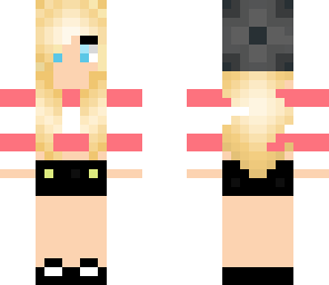 blonde girl with beanie