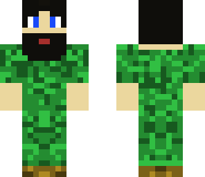 bearded man in camo