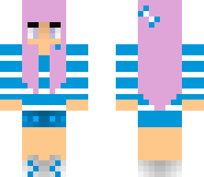 blue girl