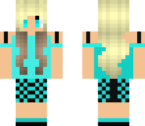blue cool girl