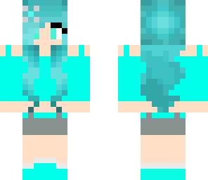 blue pretty girl