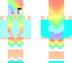 rainbow girl