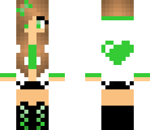 green heart hoodie girl