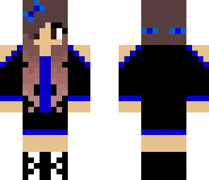 blue enderman girl