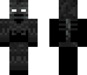 Wither Skeleton Herobrine Minecraft Skin