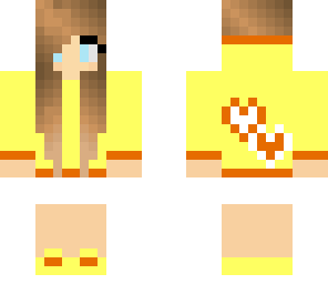 orange and yellow heart jacket girl