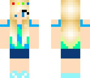 cute blue girl