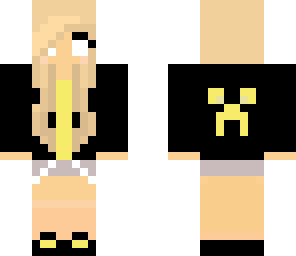 yellow herobrine girl