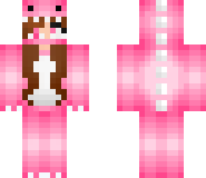 cute pink dino girl