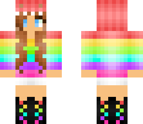 rainbow girl