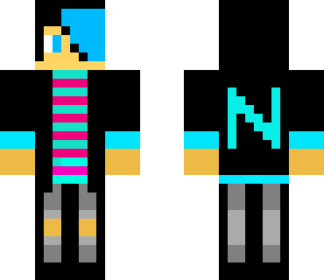 nrock blue crew emo dude