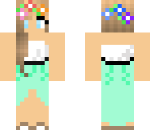 mint wedding dress