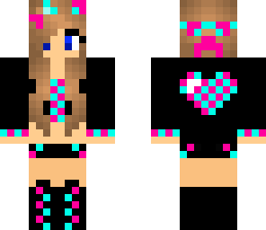 pink and blue