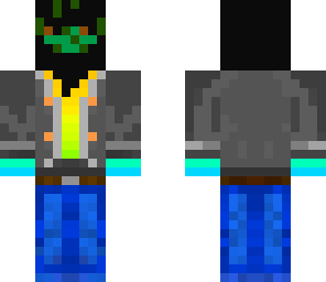 rainbow monster in a suit