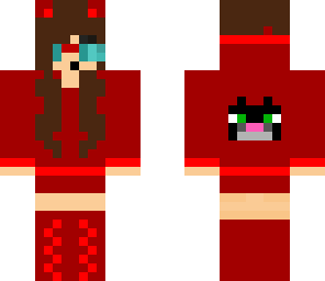 red cat girl