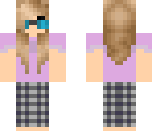 pajama gamer girl with glasses
