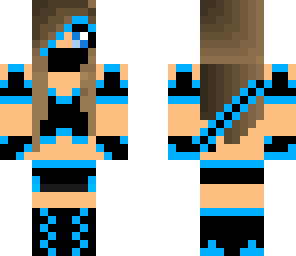 blue ninja girl