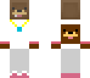 bear gaming girl