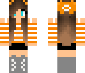 orange flower girl