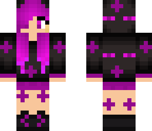 endergirl with particles