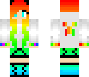 rainbow hair