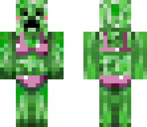 creeper pink bikini