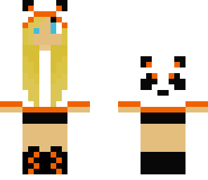 orange panda girl