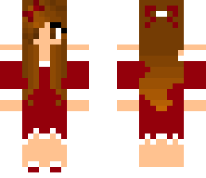 red dress