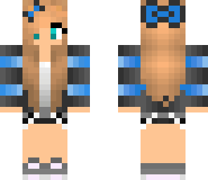 edited blue girl