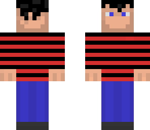 guy with red and black stripes