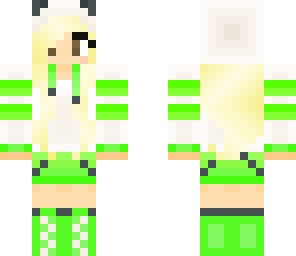 lime panda girl