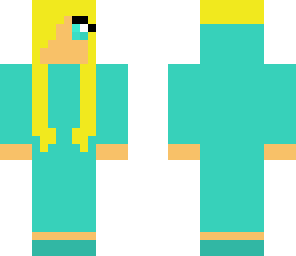 blue girl