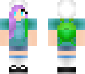fionna with purple hair
