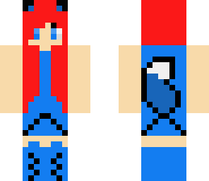 red blue wolf