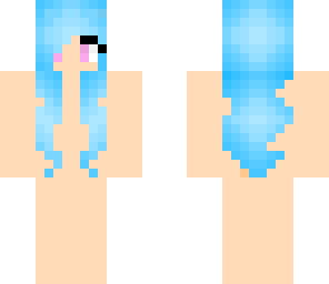 blue hair template