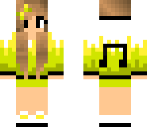 yellow music girl