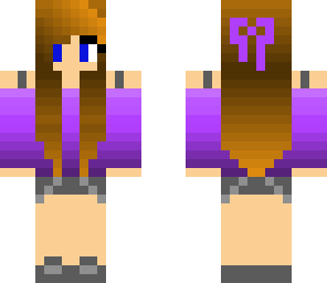 cute purple girl