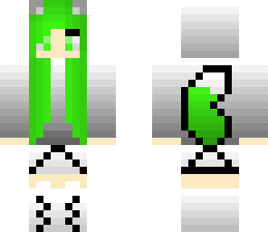 shaded green girl