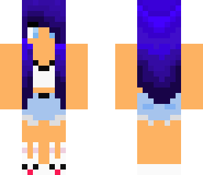 blue hair