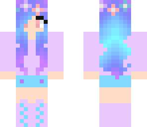 cute purple girl