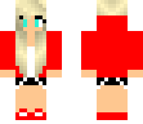 girl in a red hoodie
