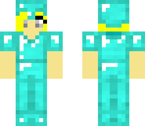 girl in diamond armor